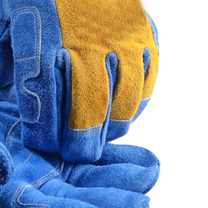 Gants de soudage en cuir durables, protection de sécurité, résistance à la chaleur, imperméables, antidérapants, sans silicone, sans poudre, personnalisables - Product Image 3