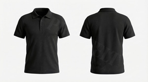 Chemises Polo à Manches Courtes en Coton Confortable pour Hommes, Col Classique, Design Personnalisé Imprimé, Vente en Gros à Prix Abordable - Product Image 2
