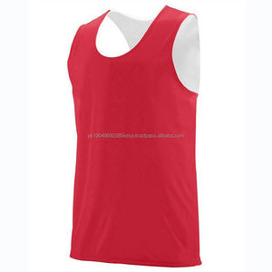 Wholesale Custom Blank 100% Polyester Jersey Moisture Wicking Breathable Mens Sportswear Reversible Basketball Uniform Jersey - Product Image 4