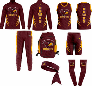 Bajo MOQ Youth Apapresel Track & Field Uniform En stock Material duradero Track & Field Uniform - Product Image 1