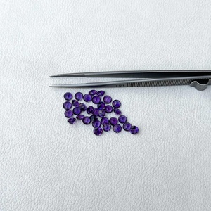 Rare 4mm Améthyste Africaine Naturelle à Facettes Coupe Ronde Pierres Précieuses en Vrac Bijoux Faits à la Main Collier Bracelet Fabrication au Coût d'Usine - Product Image 2