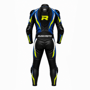 Traje de Motociclismo de Cuero para Invierno, Transpirable, Resistente al Viento, Diseño Personalizado, Ropa de Motociclista de una Pieza - Product Image 2