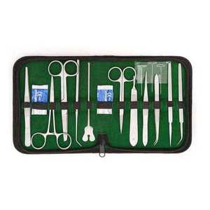Kit de Sutura Profesional de 13 Piezas, Tijeras de Acero Inoxidable, Pinzas, Desincrustador, Pinzas de Forcipe y Otras Herramientas Quirúrgicas, Material de Entrenamiento - Product Image 4