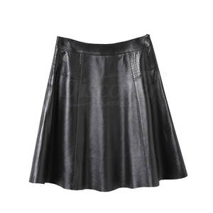 Falda de Cuero para Mujer con Logotipo Personalizado, Falda de Cuero para Mujer Más Vendida, Falda de Cuero para Mujer de Talla Estándar, Falda de Cuero Elegante para Mujer - Product Image 6