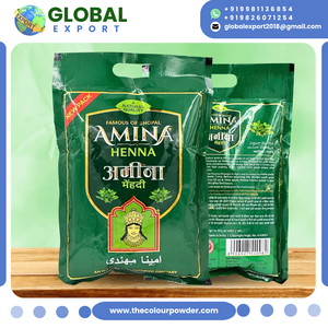 Henné 100% naturel pour cheveux et mehndi, sans produits chimiques, brun rougeâtre intense, certifié ISO, emballage en vrac pour les marchés d'exportation - Product Image 4