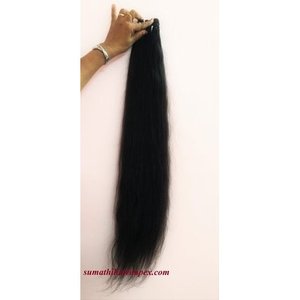 100% Extensions de cheveux Remy indiens vierges naturels soyeux droits et doux sensation de main produit de cheveux humains - Product Image 3