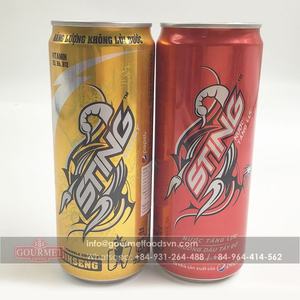 Bebida Carbonatada Sting 320ml Sabor Fresa, Bebida Energética con Glucosa e Ingredientes Primarios de Vietnam - Product Image 2
