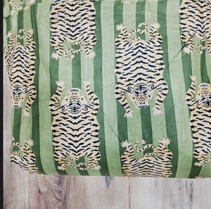 Tissu en coton imprimé tropical multicolore personnalisable, largeur 58/60 pouces, léger, tissé, style bohème, 100 GSM, pour vêtements, robes et usage domestique - Product Image 2