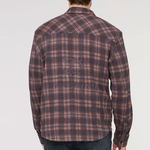 Style de vêtements streetwear décontractés modernes, chemise en flanelle à boutons, look à carreaux, pour le travail, les voyages et les loisirs - Product Image 5