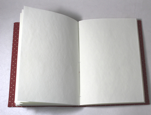 Agenda en papier à couverture rigide pour sublimation, cadeau, couleur bordeaux, avec petits points dorés métalliques imprimés sur toute la couverture, planificateur quotidien, hebdomadaire, mensuel - Product Image 3