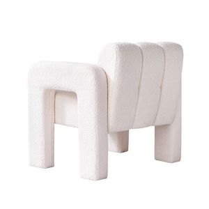 Poltrona imbottita in tessuto bouclé da 31,10 pollici per soggiorno - Product Image 5