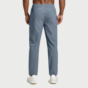 Sweatpants pour hommes de qualité supérieure, en toile décontractée légère, avec impression de logo personnalisée, pour le fitness, disponibles en plusieurs couleurs - Product Image 5