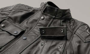 Chaqueta de Cuero para Hombre, Estilo Vaquero, con Cuello Alto, Hecha a Medida en Pakistán con Tela Vaquera, Mejor Precio al por Mayor, Oferta OEM - Product Image 5