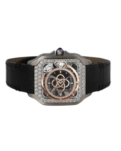 Reloj de Lujo para Hombre con Diamantes Moissanite, Completamente Adornado con Piedras VVS, Reloj de Pulsera - Product Image 1