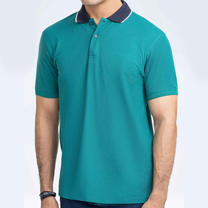 Polo homme neuf en gros, T-shirt personnalisé avec logo pour hommes, usine OEM, polo en coton anti-rétrécissement de haute qualité - Product Image 5