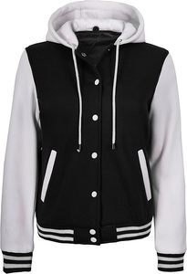 Vestes universitaires pour femmes, haute qualité, nouvelle arrivée, veste universitaire avec capuche, respirante et durable, veste universitaire pour femmes - Product Image 6