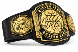 Ceinture de champion personnalisée plaquée or, sangle réglable, écologique, légère, arts martiaux, boxe, MMA, grappling, Jiu-Jitsu - Product Image 3