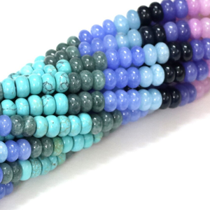 Cuentas de Cuarzo Rosa Azul: Piedras Preciosas de Calidad AAA para Joyería y Manualidades (7-8mm) - Product Image 5