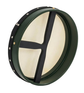 Bodhrán irlandais personnalisé avec logo, 18 pouces, tambour à cadre traditionnel irlandais avec logo personnalisable, tambour en bois Bodhrán irlandais de 16 pouces - Product Image 1