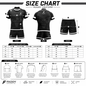 Ensemble de maillots de rugby personnalisés par sublimation, respirant, séchage rapide, uniforme de rugby d'équipe, vêtements de sport professionnels pour hommes, shorts d'entraînement - Product Image 6