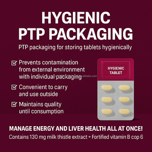 Comprimés de Chardon-Marie Naturel pour Adultes OEM Corée, Silymarine 130 mg, 30 Comprimés, pour la Détoxification du Foie et le Soutien Antioxydant - Product Image 6