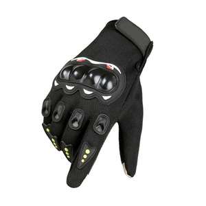 Gants de course AFFORD INTERNATIONAL en cuir véritable fabriqués au Pakistan, à doigts entiers, antidérapants, compatibles écran tactile, pour motocross, toutes tailles - Product Image 4