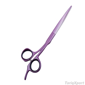 Ciseaux de barbier professionnels en acier inoxydable, couleur unique, vente en gros, tranchants, pour la coupe de cheveux, logo personnalisé, pour salon de coiffure - Product Image 4