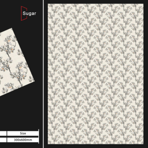 Azulejos de Porcelana con Superficie de Azúcar Exclusivos de 300X600MM Desarrollados para Espacios Arquitectónicos Contemporáneos que Exigen una Textura Suave - Product Image 1