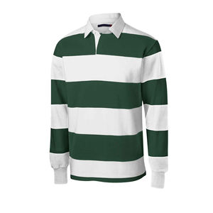 Breathable Rugby <b>Polo</b> <b>Shirt</b> Custom Logo Men's Long Sleeve Cotton <b>Vintage</b> Style Manufacturer Men's Long Sleeve Striped <b>Polo</b> <b>Shirt</b> - Product Image 3