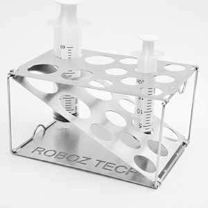 ROBOZ TECH Support pliable manuel en acier inoxydable de haute qualité pour seringues chirurgicales de 10 ml, 20 ml et 50 ml - Product Image 2