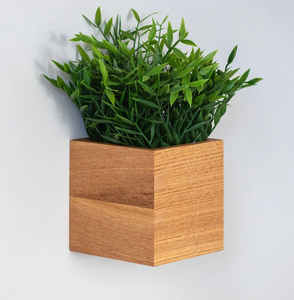 Maceta de madera ecológica, moderna, personalizada, artesanal, en oferta, 3 piezas en diferentes tamaños. - Product Image 6