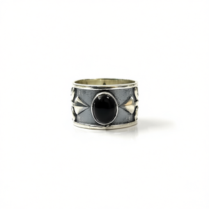 Men's Black Onyx <b>Fine</b> <b>Ring</b> 9.9 Grams - Product Image 2
