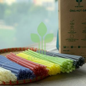 Eco Friendly Rice <b>Straws</b> Sustainable <b>Drinking</b> <b>Straws</b> <b>for</b> Restaurants Cafes Beverage Brands and Green Packaging Supply - Product Image 1