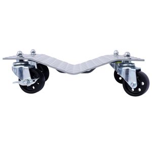 Heavy Duty 4 Tire <b>Wheel</b> <b>Dolly</b> 6000lbs Capacity Car <b>Dolly</b> <b>with</b> Gray Finish for Movers and Stakers - Product Image 6