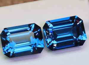 Alexandrite synthétique facettée de laboratoire 16x12mm - Gemmes d'Alexandrite à changement de couleur - Pierre synthétique de haute qualité de grande taille - Product Image 4