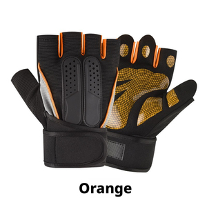 Guantes Deportivos Unisex de Medio Dedo con Malla Transpirable, Antideslizantes, con Correa Ajustable para la Muñeca, para Entrenamiento en Gimnasio y Levantamiento de Pesas - Product Image 6