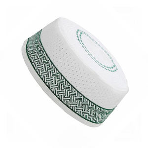 Chapeau de prière pour homme de haute qualité, en coton doux et respirant, Kufi Taqiyah, fournisseur en gros, respectueux de l'environnement - Product Image 3
