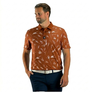 Nueva Llegada, Camisetas de Polo de Golf Personalizadas de Alta Calidad, Sublimación Completa, Camisetas para Hombre, Tela 100% Poliéster para Entrenamiento de Golf - Product Image 3