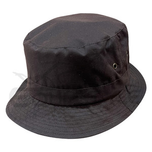 Sombreros de Pescador Ligeros de Algodón Sólido con Corona Plana y Ojales Metálicos, Unisex, para Uso en Exteriores de Verano, Talla Adulto, Sombrero Casual para el Sol - Product Image 1