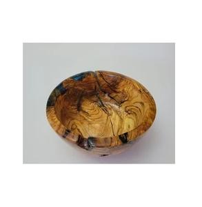 Bol en résine époxy et bois d'acacia fait main de luxe - Sans BPA, écologique, centre de table, décoration de cuisine et utilisation pour servir - Product Image 3