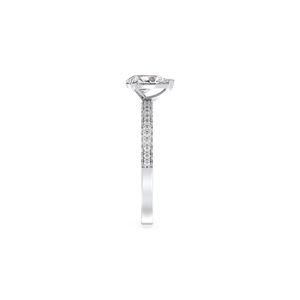 REYES, Novedades, Anillos de Plata de Ley 925 con Corte de Pera, Moissanita de 1.14 Quilates, Anillos de Compromiso para Mujer, Joyería Fina - Product Image 5