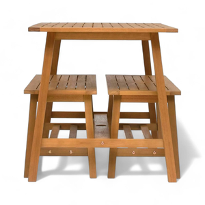 Coffee <b>Table</b> and Chair Set Brown with Modern Design and Durable Material for Home Furniture Decoration - Product Image 1