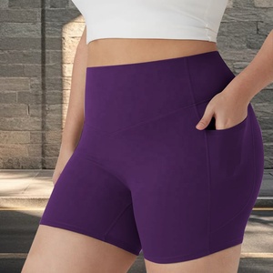 Shorts Deportivos para Mujer con Bolsillos Laterales, Cintura Alta, para Correr, Entrenamiento, Fitness, Yoga, Transpirables, Ropa Deportiva Activa - Product Image 5
