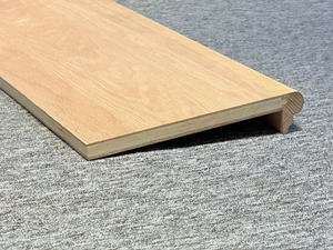 Marches d'escalier en chêne massif blanc personnalisées de qualité supérieure, avec finition en nez de taureau, écologiques et durables, pour la rénovation d'escaliers intérieurs - Product Image 3