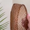 Cesta de Bambú Tejida a Mano Estilo Vietnamita Vintage, Decoración Floral Geométrica Boho para el Hogar, Proveedor y Fabricante - Product Image 6