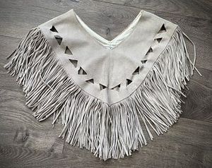 Fringe Leather <b>Shawl</b> Scarf Women Lightweight Solid Pattern Long Winter Traditional <b>Wrap</b> Windproof Breathable Durable - Product Image 2