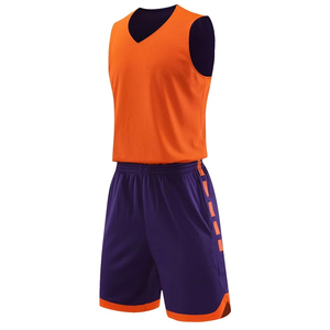 Ensembles d'uniformes de basketball vierges de haute qualité, personnalisables, en maille respirante, vêtements de sport à séchage rapide, shorts d'entraînement d'équipe, DIY - Product Image 5