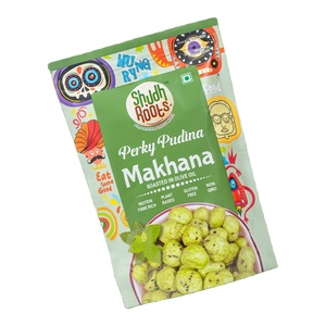 Noix de Phool Makhana (Fox Nuts) bio de qualité supérieure, grillées - Superaliment croustillant et sans culpabilité du Bengale occidental - Product Image 3