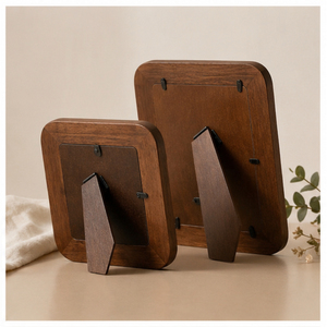 Wholesale Solid <b>Wood</b> <b>Picture</b> <b>Frame</b> Set Luxury Rounded Corner Curved Wooden Photo <b>Frame</b> for Tabletop Home Decor Gallery Wall - Product Image 2