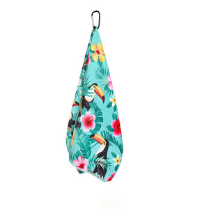 ผ้าขนหนูวาฟเฟิลกอล์ฟสีพื้นคุณภาพพรีเมียม น้ำหนักเบา แห้งเร็ว สำหรับขายดีที่สุด - Product Image 1